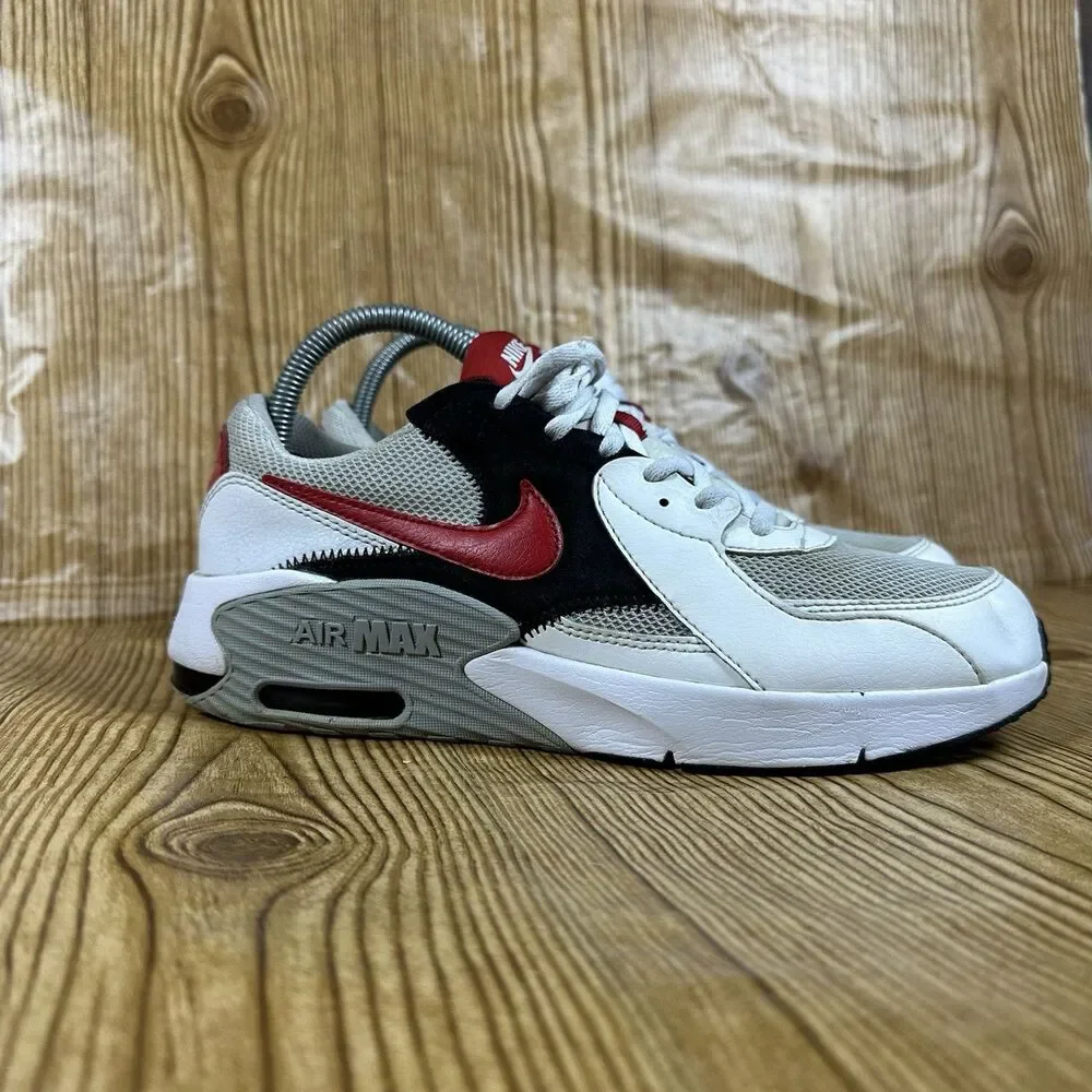 Nike Air Max Excee White Red Black CD6894-105 Youth 6.5Y Women’s 8 Shoes‎